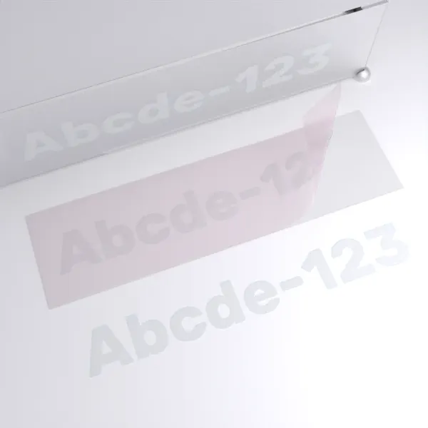 Klebebuchstaben Glasdekor